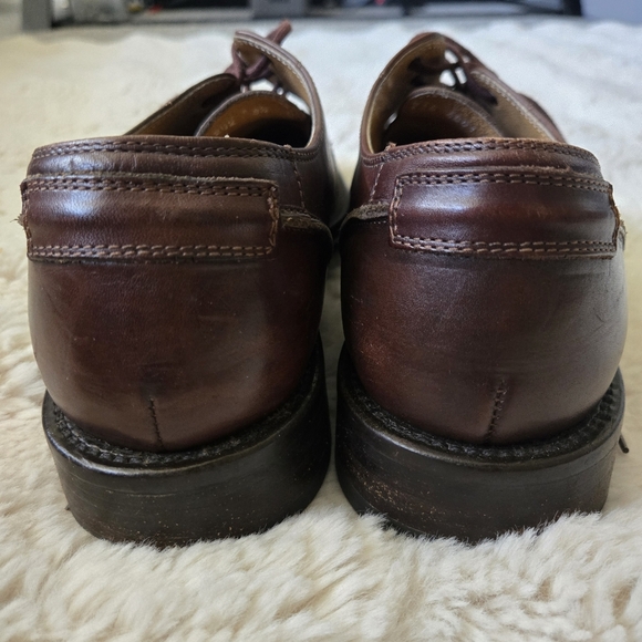 Bacco Bucci Men’s Dress Work Shoes Brown Leather Size 9½ Made In Italy - Picture 6 of 9